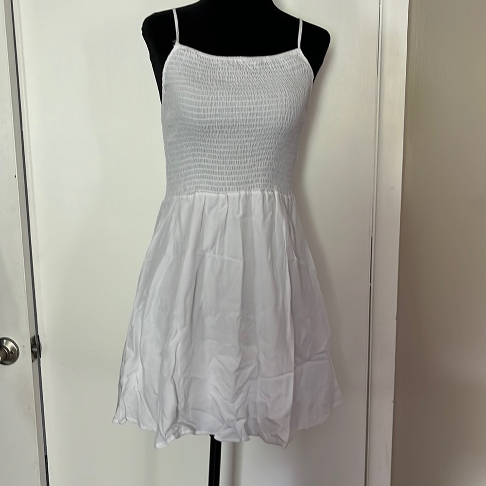 White sun dress